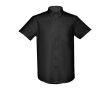 Chemise floquée pour entreprise 130 g/m2 couleur noir
