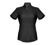Chemise pour femme manches courtes couleur noir
