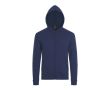 Sweat personnalisable avec capuche et logo couleur bleu marine