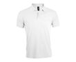 Polo en polyester et coton 200 g/m2 couleur blanc