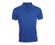 Polo en polyester et coton 200 g/m2 couleur bleu roi