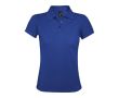Polo femme polyester et coton 200 g/m2 couleur bleu roi