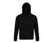 Sweat personnalisé à capuche éco 280 g/m2 couleur noir