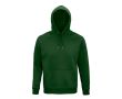 Sweat personnalisé à capuche éco 280 g/m2 couleur vert foncé