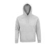 Sweat personnalisé à capuche éco 280 g/m2 couleur gris clair chiné