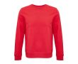 Sweat avec logo durable 280 g/m2 couleur rouge