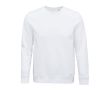 Sweat avec logo durable 280 g/m2 couleur blanc