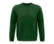 Sweat avec logo durable 280 g/m2 couleur vert foncé