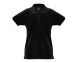 Polo pour femme en coton 100% 240 g/m2 couleur noir