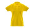 Polo pour femme en coton 100% 240 g/m2 couleur jaune