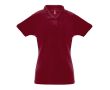 Polo en coton et polyester 200 g/m2 couleur bordeaux