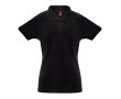 Polo en coton et polyester 200 g/m2 couleur noir