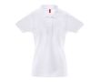 Polo en coton et polyester 200 g/m2 couleur blanc