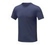 T-shirt personnalisé en polyester 105 g/m2 couleur bleu marine
