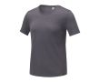 T-shirt en polyester femme 105 g/m2 couleur gris foncé