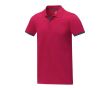 Polo en deux tons coton 200 g/m2 couleur rouge