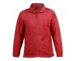 Veste polaire publicitaire recyclée 280 g/m2 couleur rouge