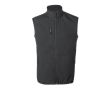 Gilet publicitaire softshell recyclé 300 g/m2 couleur noir