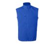 Gilet publicitaire softshell recyclé 300 g/m2 couleur bleu