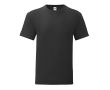T-shirt en coton ringspun 150 g/m2 couleur noir