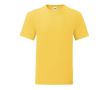 T-shirt en coton ringspun 150 g/m2 couleur jaune