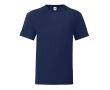 T-shirt en coton ringspun 150 g/m2 couleur bleu marine