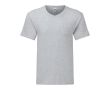 T-shirt publicitaire col en V coton 150 g/m2 couleur gris