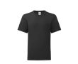 T-shirt pour enfant en coton 150 g/m2 couleur noir