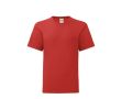 T-shirt pour enfant en coton 150 g/m2 couleur rouge