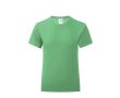 T-shirt pour petite fille coton 150 g/m2 couleur vert