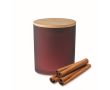Bougie de cire d'une durée de 20 heures couleur bordeaux