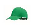 Casquette de baseball en coton bio couleur vert