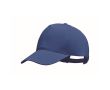 Casquette de baseball en coton bio couleur bleu