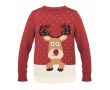 Gros pull pour Noël couleur rouge