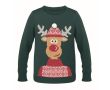 Gros pull pour Noël couleur vert