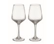 Deux verres à vin personnalisés couleur transparent