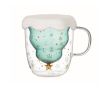 Tasse avec design de sapin de Noël couleur transparent
