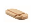 Support en bambou pour tablette ou portable couleur bois