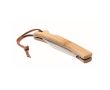 Couteau pliant en acier couleur bois