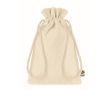 Sac cadeau en coton bio couleur naturel