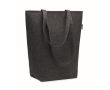 Sac en feutre RPET avec de longues anses couleur gris foncé