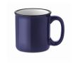 Tasses avec logo de style vintage 290ml couleur bleu ultramarine