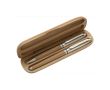 Parure de stylos à bille et roller en bambou couleur bois