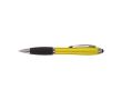 Stylo antidérapants avec pointeur tactile couleur jaune
