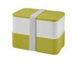 Lunch box avec deux compartiments couleur vert lime
