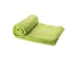 Couverture publicitaire en polaire avec housse couleur vert lime