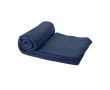 Couverture publicitaire en polaire avec housse couleur bleu marine