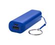 Power Bank coloré 1 200 mAh avec porte-clés couleur bleu roi