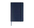 Carnet de notes publicitaire à feuilles blanches couleur bleu marine