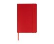 Carnet de notes publicitaire à feuilles blanches couleur rouge
